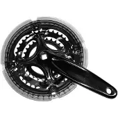 Shimano Jeu de manivelles 48 38 28t 8sp noir