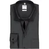 Olymp Luxor Comfort Fit Chemise anthracite, Unicolore