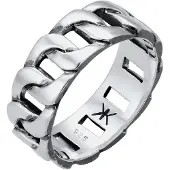 KUZZOI Bague argent