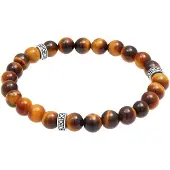 KUZZOI Bracelet marron / caramel / argent