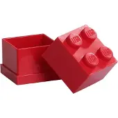 LEGO Boîte de Rangement Lego Mini Brick 4 Rouge