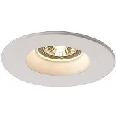 SLV PLASTRA Downlight, GU10, rond, plâtre blanc