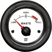 VETUS Sanitary Water Level Indicator 12-24v Argenté 52 mm