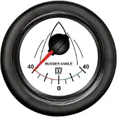 VETUS Rudder Angle Indicator 12-24v Argenté 52 mm