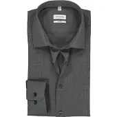 Seidensticker Chemise business gris argenté