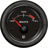 VETUS Sanitary Water Level Indicator 12-24v Noir 52 mm