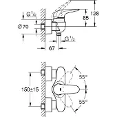 GROHE 32287001 robinet de salle de bain