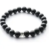 Gemini Bracelet B9 pour homme - Noir - Tailles : S, M