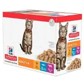 Hill's Pet Nutrition Science Plan Adult - Sachet - Poisson de mer - 12 x 85 g