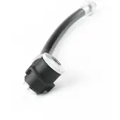 Sks Racor Zipflinger Double Valve Adapter Argenté