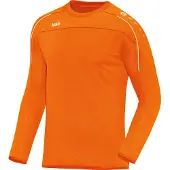 Jako Sweat de sport orange foncé / blanc