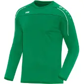 Jako Sweat de sport 'Classico' vert / blanc