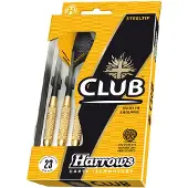 Harrows Set de 3 fléchettes Club Brass 22g Steeltip
