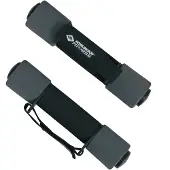 Schildkröt Fitness Schildkröt - Fitness SOFT DUMBLE Set, 2x 0,5kg (noir-gr), dans sac de transport