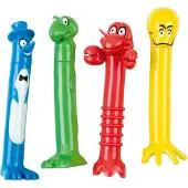 Beco Bâtons de plongée - Plongée Monster - 4 Pack - Multicolore - - UneTaille - Jouet Pour Le Bain