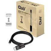 Club 3D Club3d CLUB3D Câble USB Type C vers DP 1.4 8K60Hz M/M 1.8m/5.9ft
