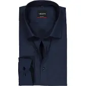 Venti Homme Venti Body Fit Chemise bleu, Faux uni