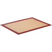 NoStik Tapis pour Pâtisserie professionnel en silicone, Plat à gratin, Multicolore, Rouge