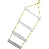 Lalizas Rope Ladder Blanc 4 Steps