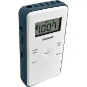 Sangean dt-140 white pocket radio fm am-Accusé