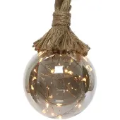 Lumineo Boule de Noël 14 x 100 cm LED blanc chaud