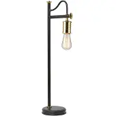 Elstead Lighting Lampe de bureau rétro Douille E27 60W en laiton noir Elstead