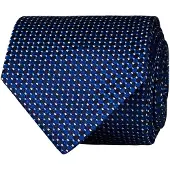 Eton Cravate bleu/beige,