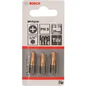 Bosch 2607001548 - Embout de vissage Max Grip PH3, 25 mm 3x