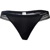 Tommy Hilfiger Underwear String bleu foncé / blanc