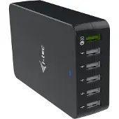 I-Tec Chargeur portable i-Tec CHARGER6P52WUK Aluminium