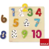 Diset Jeu d'encastrement Numéros