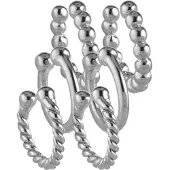 Elli Boucles d'oreilles 'Geo' argent