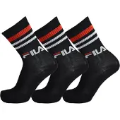 FILA Chaussettes unisexe Chaussettes Paquet de 3 femme - Noir - 35 / 38