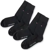 Tommy Hilfiger Chaussettes - 2 Pack - Basic - Noir - - 27/30 - Chaussettes