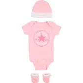 Converse Kids Classic Short Sleeve Set Rose 0-6 Months Fille