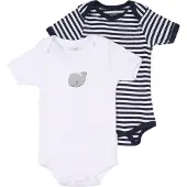Playshoes Barboteuse / body marine / gris / blanc