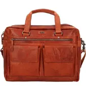 Spikes & Sparrow Porte-documents marron