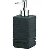 kela Distributeur de savon POSIDON poly, noir KL-20252