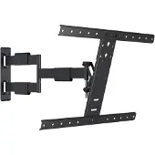 Multibrackets M VESA Flexarm Thin - Kit de montage (Bras articulé inclinable, support à mouvement libre) - pour Écran LCD - acier - noir - Taille d'écran : 37"-55"