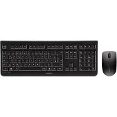 Cherry DW 3000, taille standard (100 %), sans fil, sans fil RF, QWERTY, noir, souris incluse