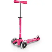 Micro Trottinette Mini Deluxe LED - Rose