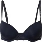 Tommy Hilfiger Underwear Soutien-gorge bleu foncé / blanc