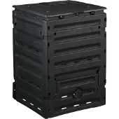 Nature Bac à compost 300 L Noir