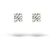 Blush Oreillettes en or jaune 14 carats avec zircone 8717828160411