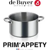 De Buyer Prim Appety 24 Cm Cooking Pot Argenté