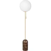 Globen Lighting Lampadaire , Torrano, Brun / rouille, Salon / séjour, Verre, Design