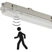 Shada Applique TL avec LED 1800 lm et détecteur de mouvement IP65 - Base