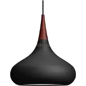 Fritz Hansen Suspension , Orient P1, dimmable, Noir, Salon / séjour, Métal, Design