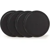 Dutchdeluxes Dessous de Plat / Verre Dutchdeluxes Black (4 Pièces)