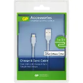 GP CB13 Charge & Sync kabel, 1 meter, met Lightning connector